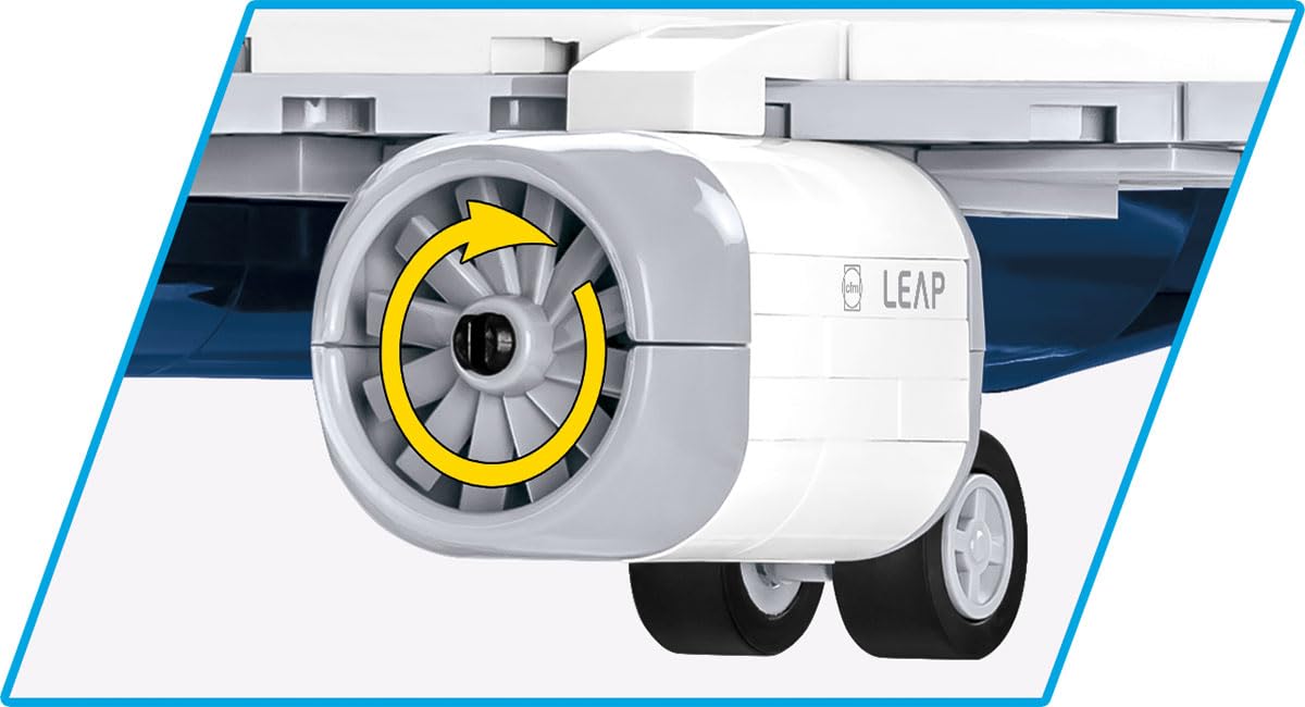 cobi-26608-boeing-737-8-passagierflugzeug-ma-stab-1-110-340-teile image 6