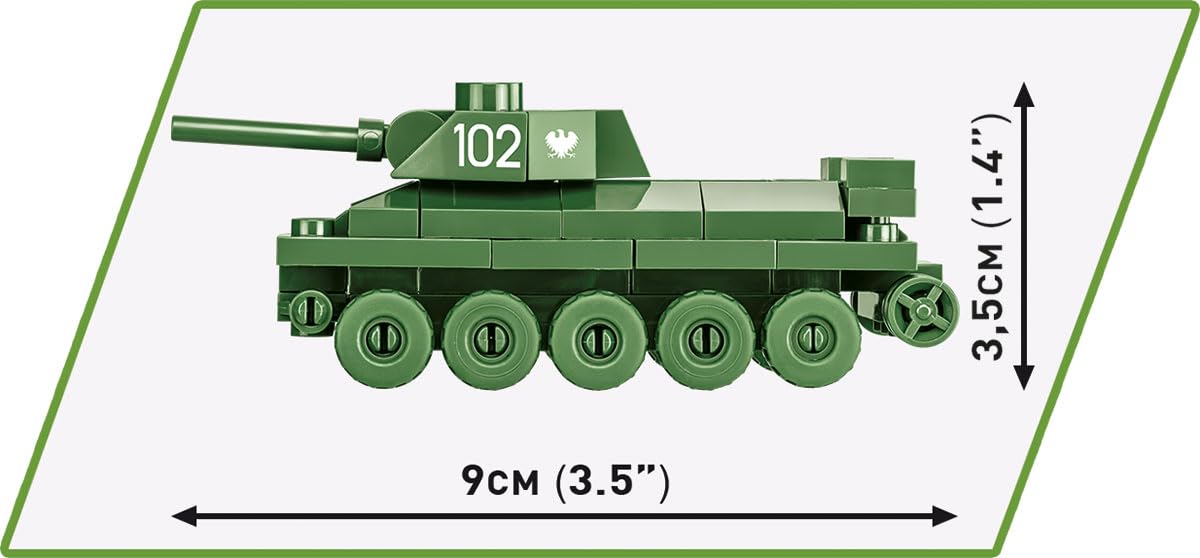 cobi-historical-collection-wwii-t-34-76-3088-panzer-1-72-101-teile image 4