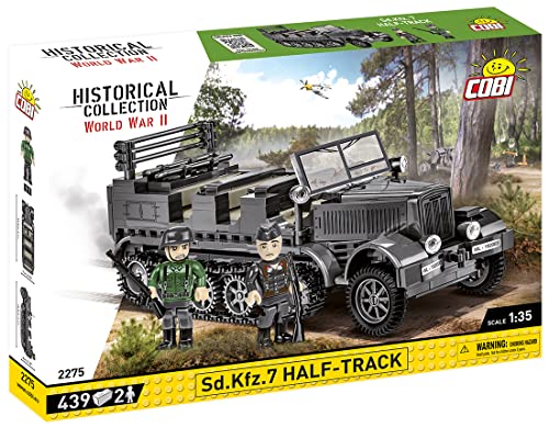 cobi-sd-kfz-7-half-track-2275-halbkettenfahrzeug-1-35-439-teile image 7