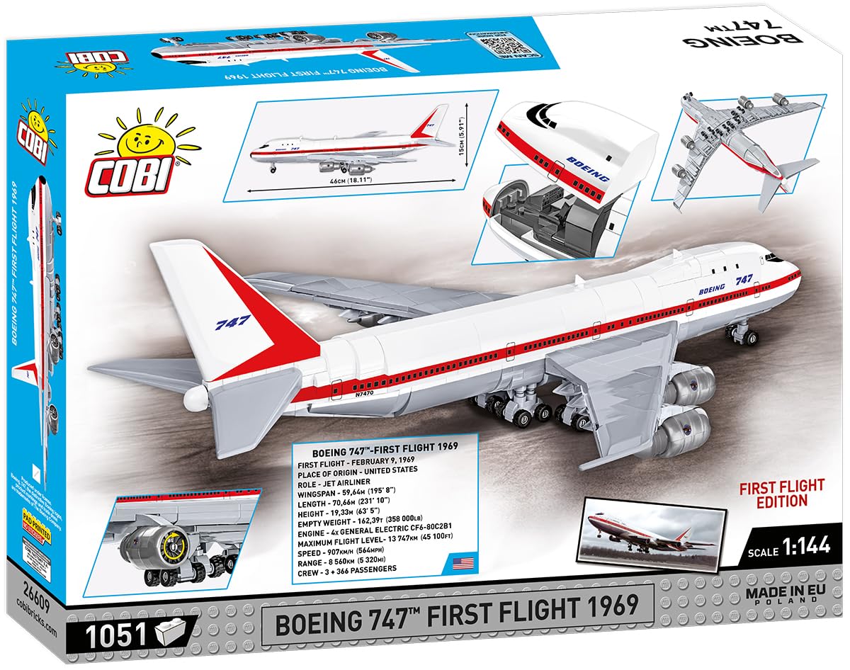 cobi-26609-boeing-747-first-flight-1969-passagierflugzeug-bausatz image 8
