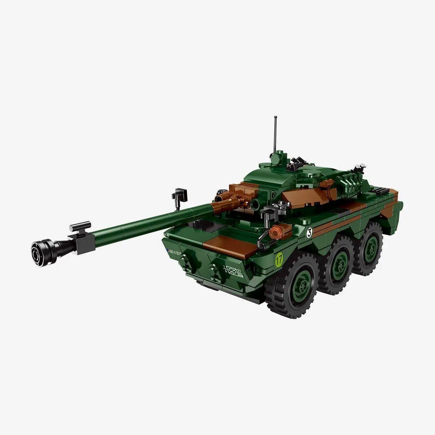 bluebrixx-pro-amx-10-rc-sp-hpanzer-frankreich-580-klemmbausteine-radpanzer image 2