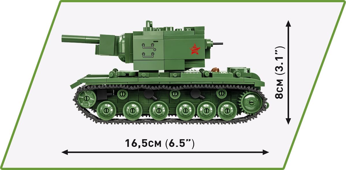 cobi-2731-kv-2-schwerer-panzer-bausatz-510-teile image 3