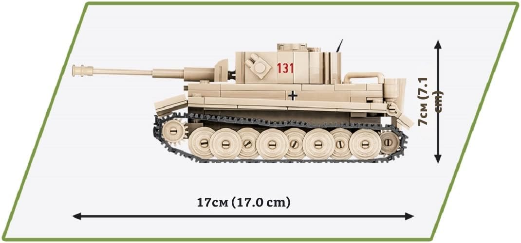 cobi-2710-panzer-vi-tiger-131-bausatz-w-stensand-1-48-350-teile image 3