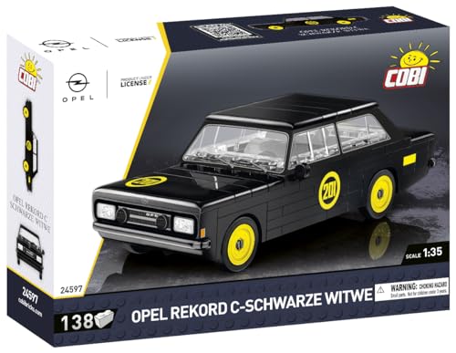 cobi-24597-opel-rekord-c-schwarze-witwe-youngtimer-modellbausatz-1-35 image 6