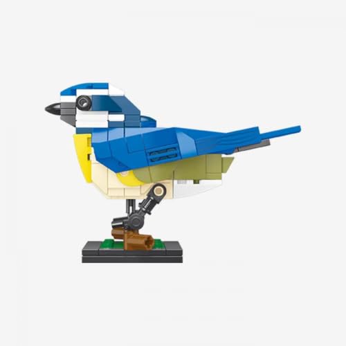 bluebrixx-pro-blaumeise-vogelmodell-mit-standfu-148-klemmbausteine image 6