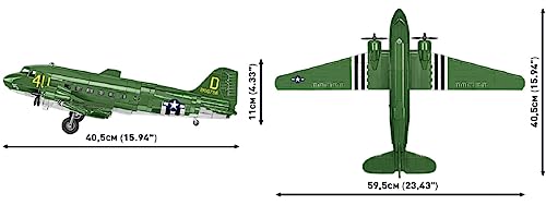 cobi-5743-douglas-c-47-skytrain-dakota-1-48-896-teile-2-figuren image 4