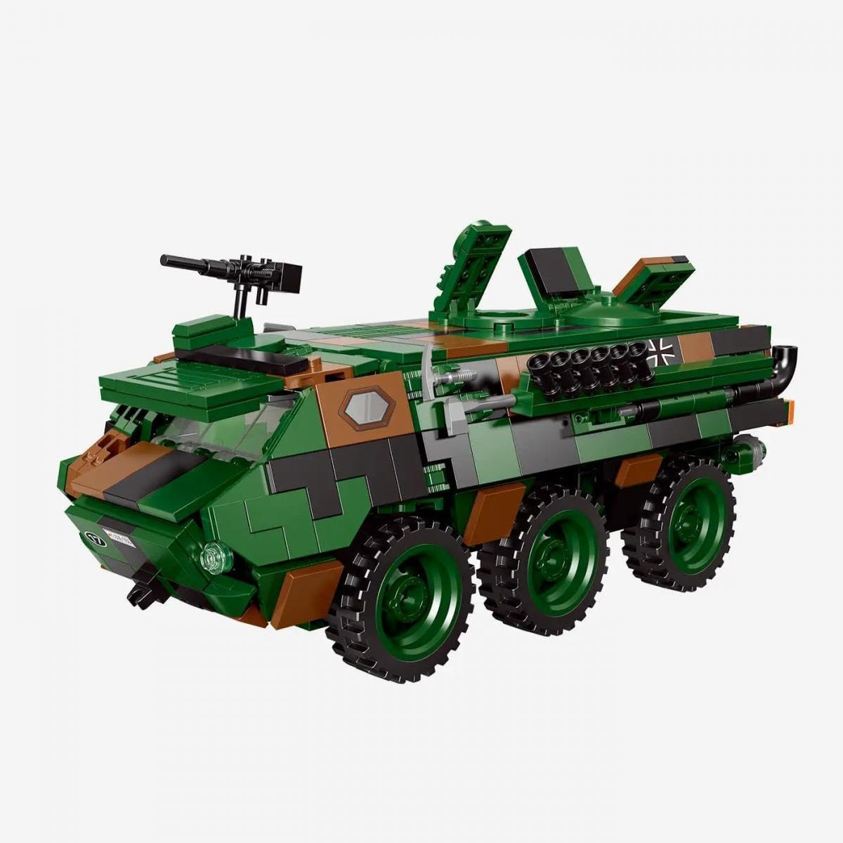 bluebrixx-pro-109117-bundeswehr-transportpanzer-fuchs-milit-rmodell-mit-749-teil image 2