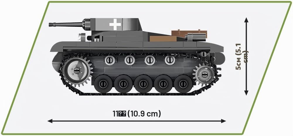 cobi-panzer-ii-ausf-a-2718-leichter-panzer-1-48-250-teile image 6