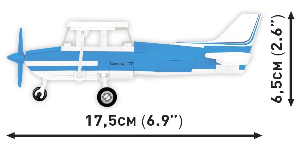 cobi-26622-cessna-172-klemmbaustein-flugzeug-1-48-162-teile image 4