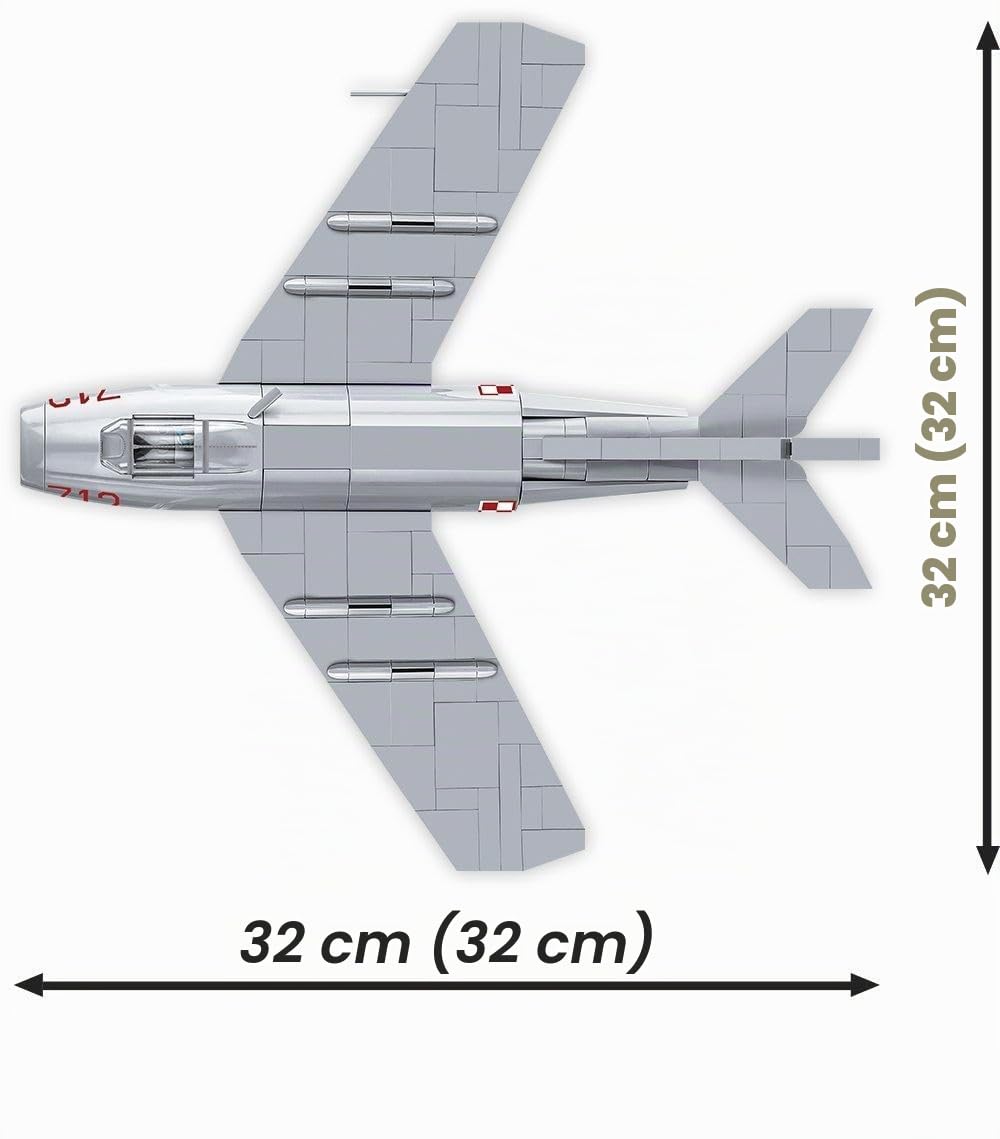 cobi-5822-lim-1-polish-air-force-1952-kampfjet-klemmbausteine-1-32-504-teile image 8