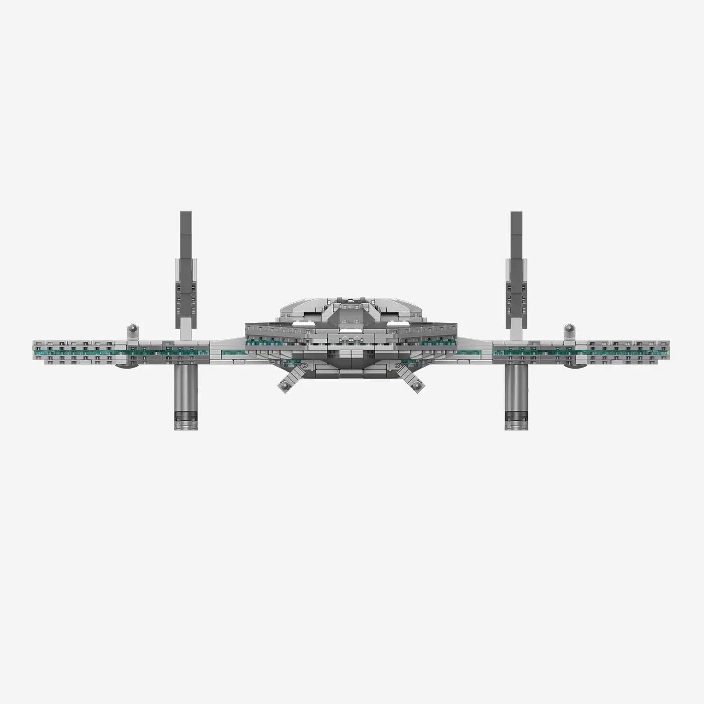 bluebrixx-pro-stargate-asgardschiff-o-neill-klasse-1470-klemmbausteine image 6