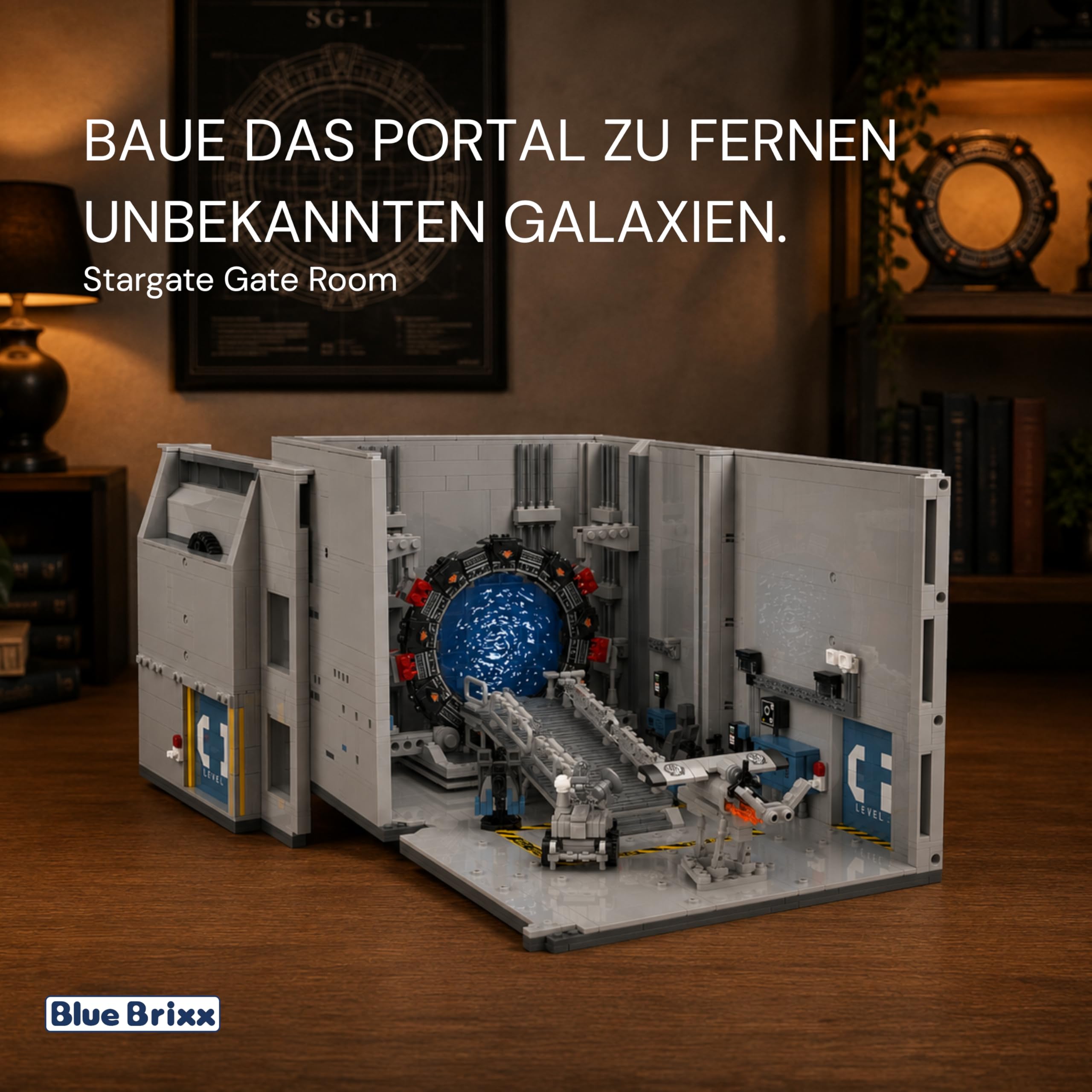 bluebrixx-pro-stargate-gate-room-science-fiction-diorama-2591-klemmbausteine image 5