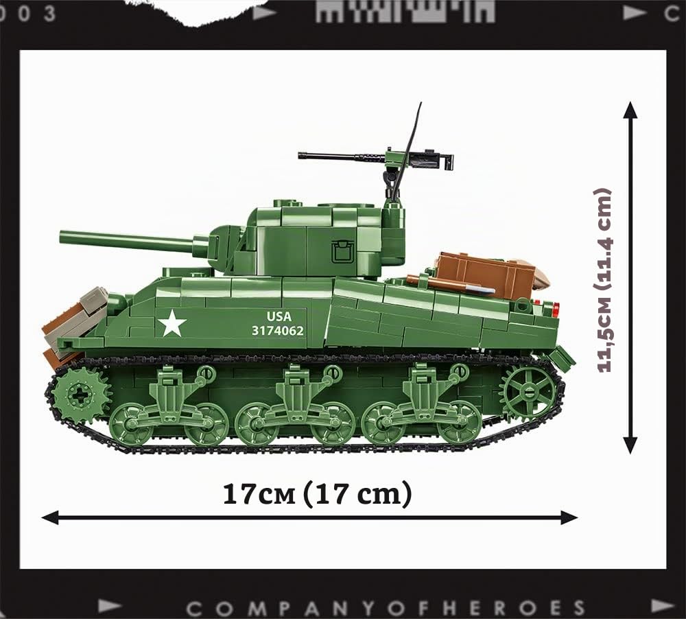 cobi-sherman-m4a1-panzer-historical-collection image 2
