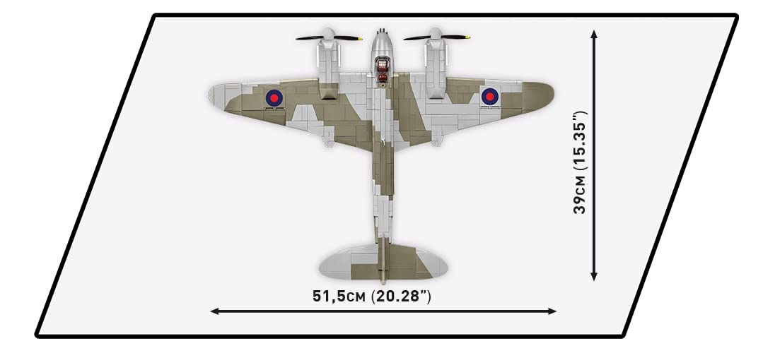 cobi-5735-de-havilland-dh-98-mosquito-historical-collection-wwii-flugzeug-bausat image 5