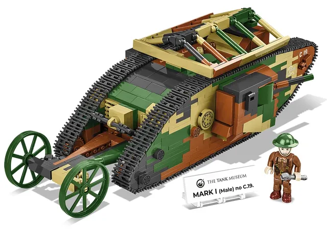 cobi-2993-mark-i-male-no-c-19-the-tank-museum-wwi-panzer-bausatz-1-35 image 1