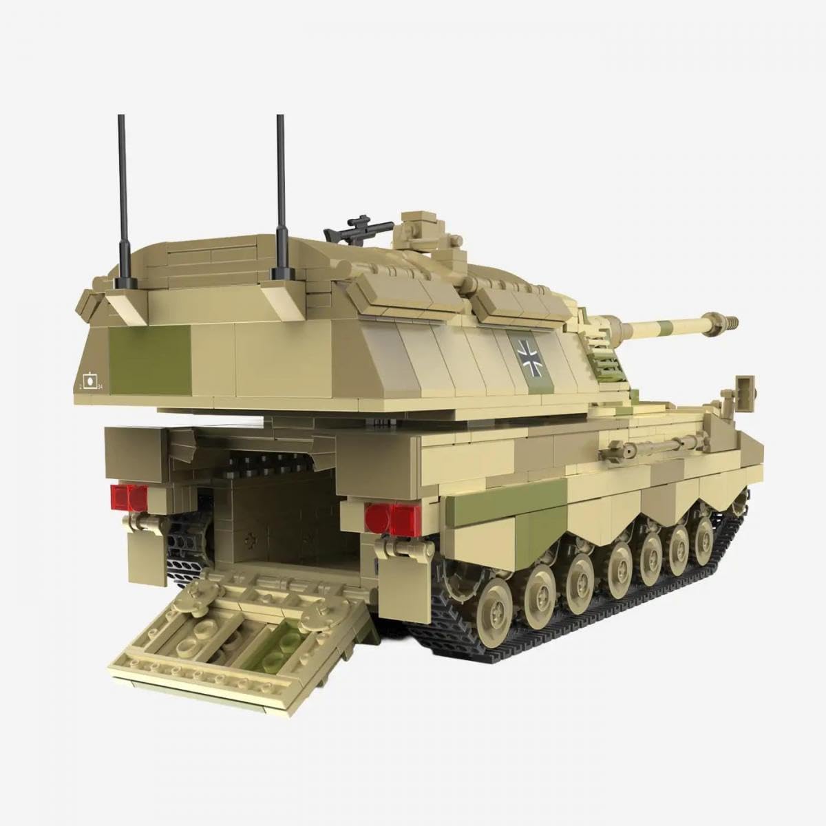 bluebrixx-pro-panzerhaubitze-2000-w-stentarn-displaymodell-1385-teile image 3