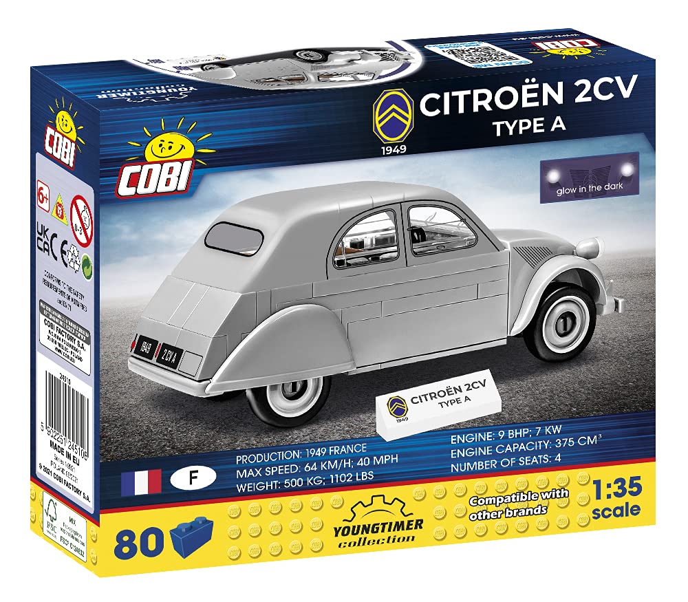 cobi-24510-citro-n-2cv-typ-a-youngtimer-auto-bauset-1-35 image 6
