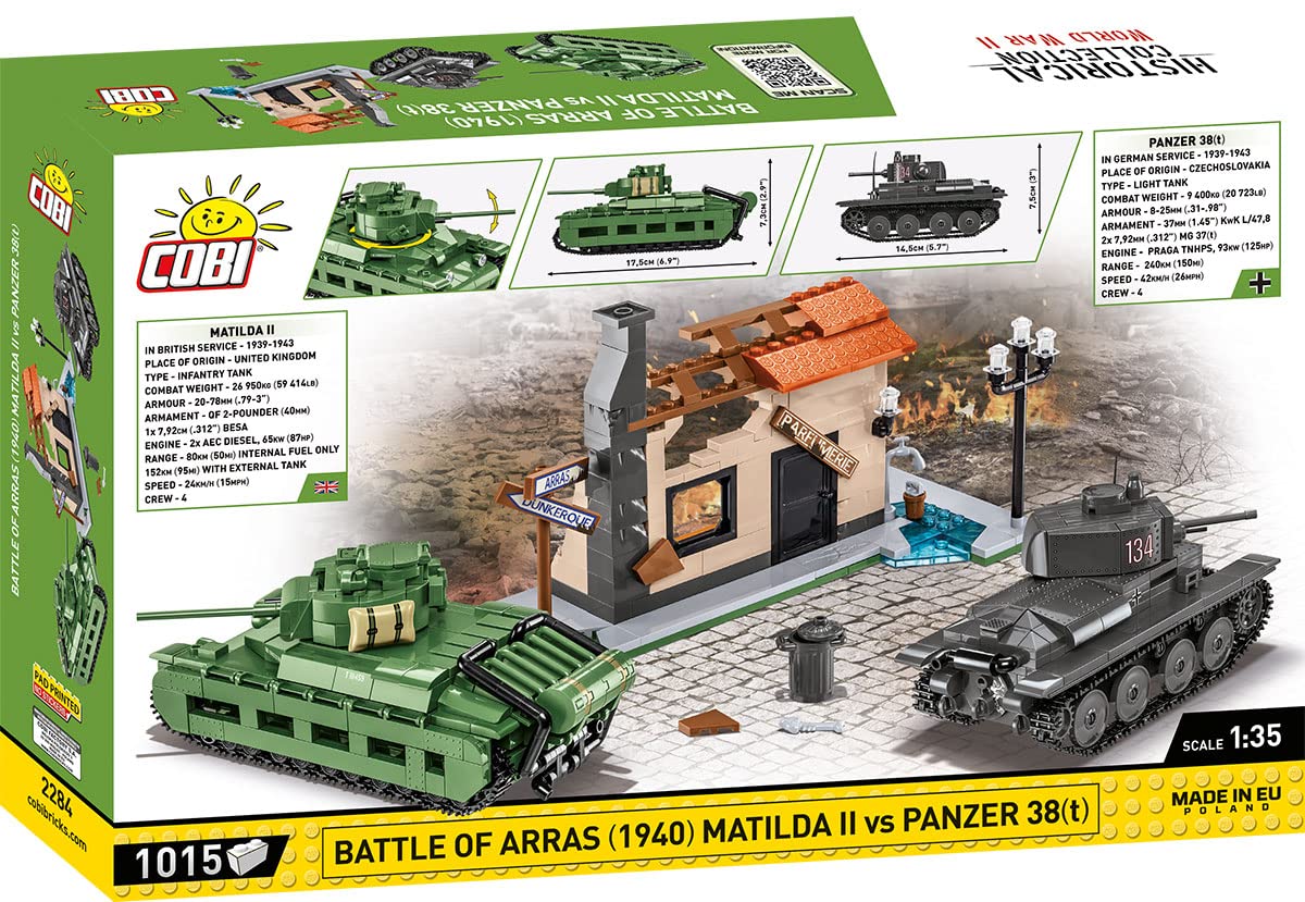 cobi-battle-of-arras-1940-matilda-ii-vs-panzer-38-t-diorama-1-35 image 2