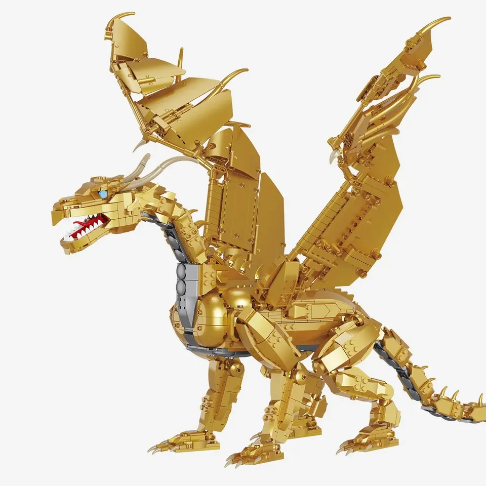 bluebrixx-pro-das-schwarze-auge-kaiserdrache-fantasy-1641-klemmbausteine image 1