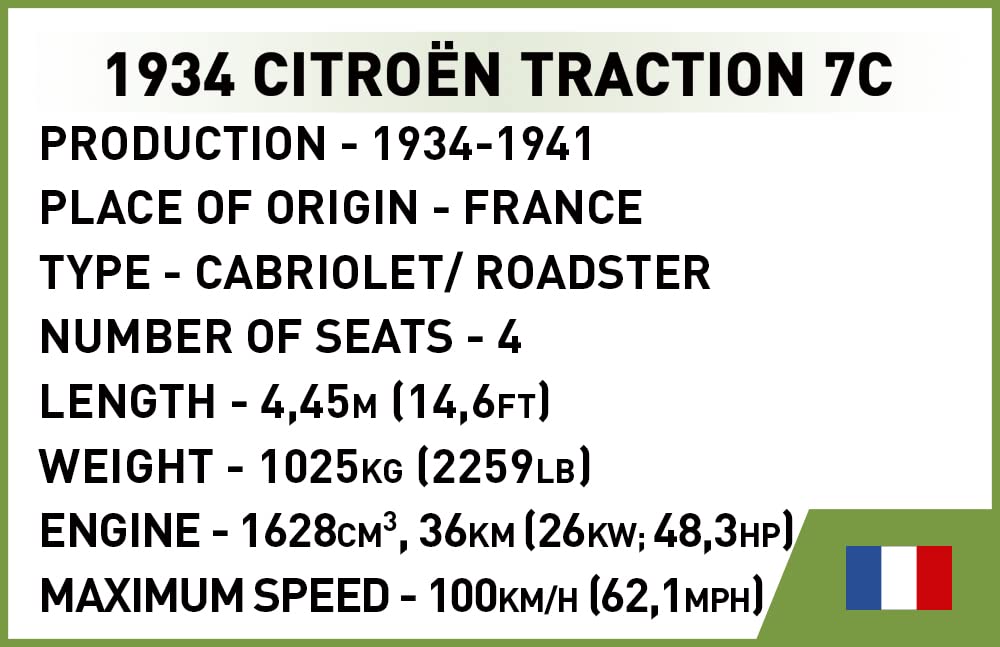 cobi-2264-citro-n-traction-7c-cabriolet-klemmbaustein-auto image 8