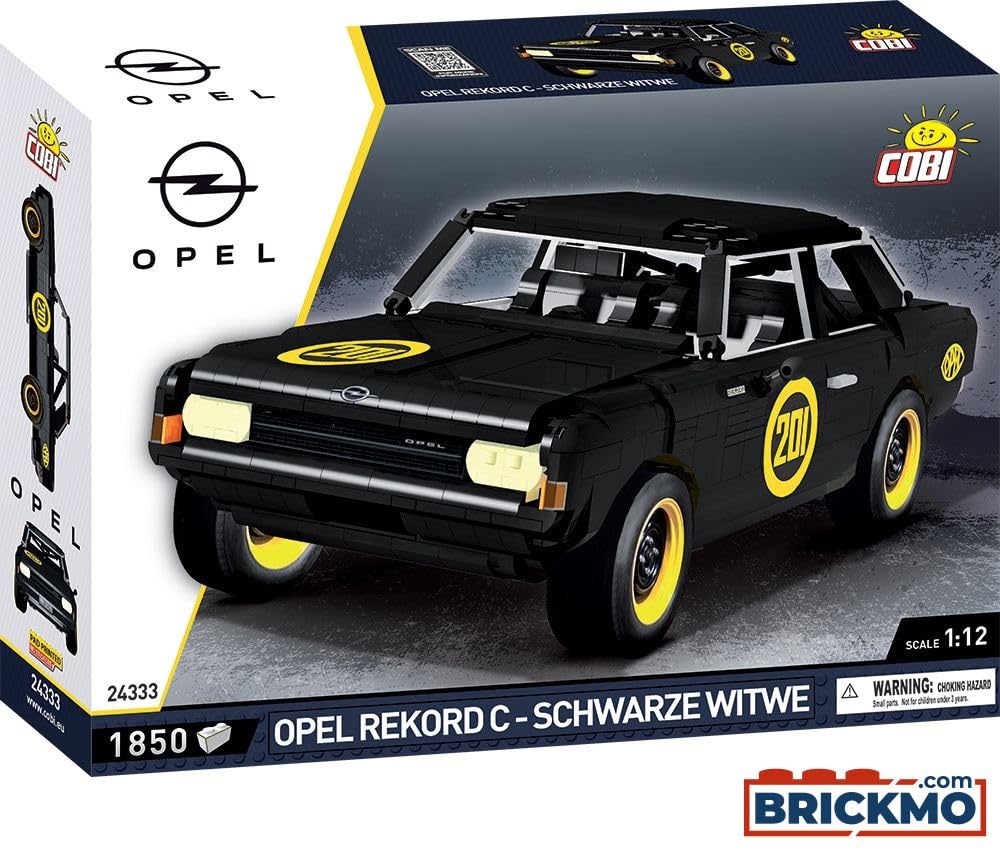 cobi-24333-opel-rekord-c-schwarze-witwe-auto-modell-1-12 image 5