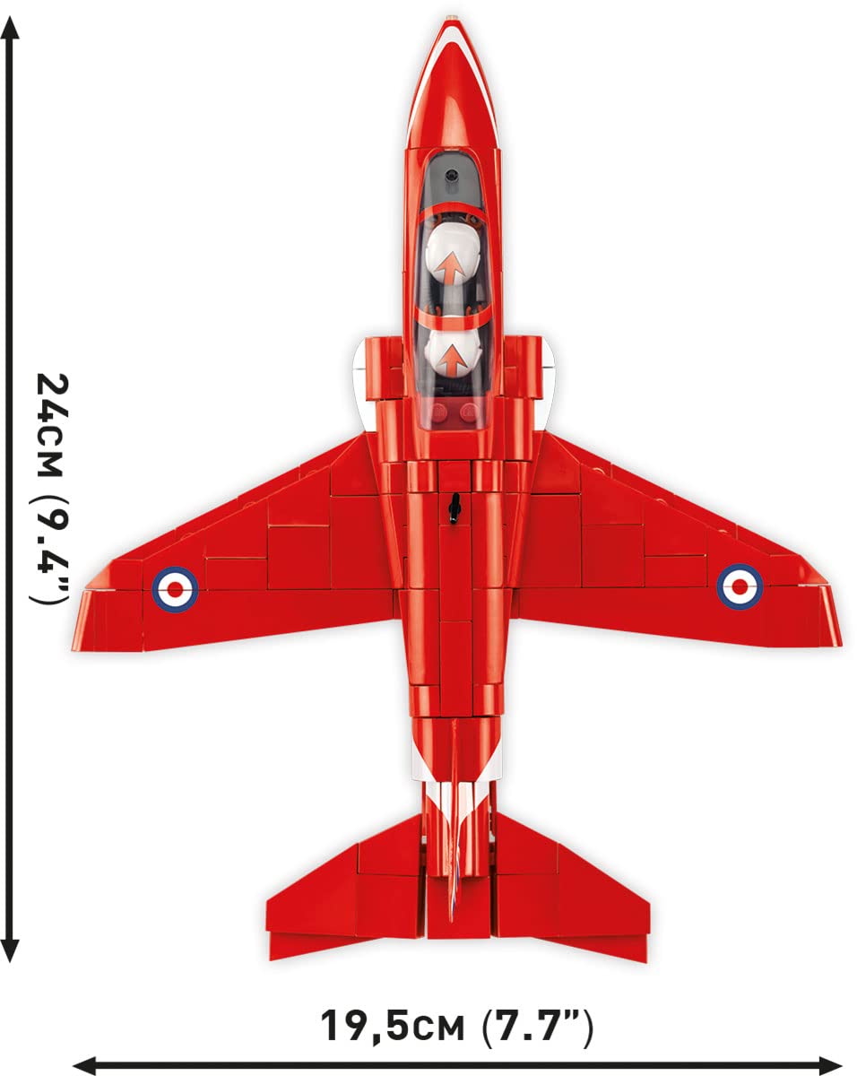 cobi-5844-bae-hawk-t1-red-arrows-jet-1-48-389-teile image 5