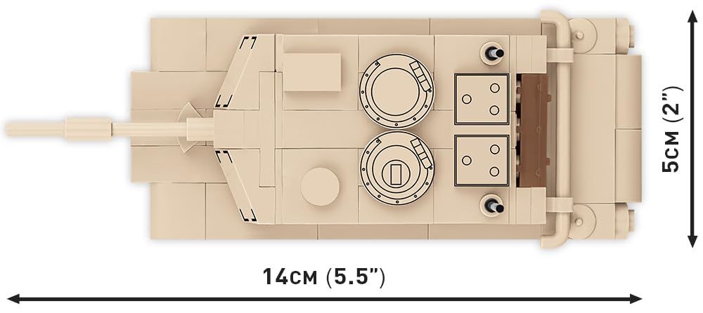 cobi-3106-abrams-m1a2-kampfpanzer-klemmbaustein-modell-1-72 image 4