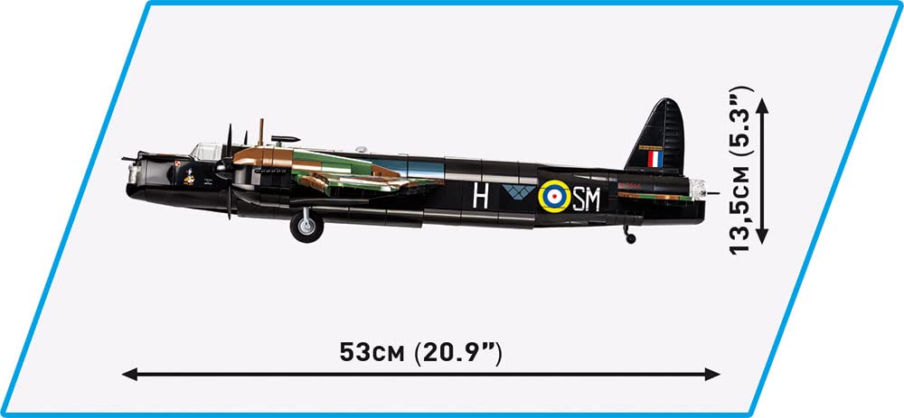 cobi-5723-vickers-wellington-mkii-bomber-modell-1-37-1162-teile image 3