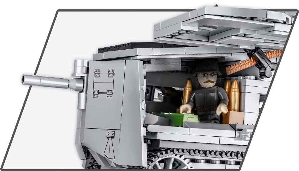 cobi-2989-sturmpanzerwagen-a7v-great-war-1-35-840-teile-1-figur image 6