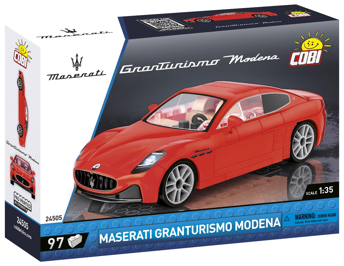cobi-24505-maserati-granturismo-modena-klemmbaustein-auto-1-35-rot image 2