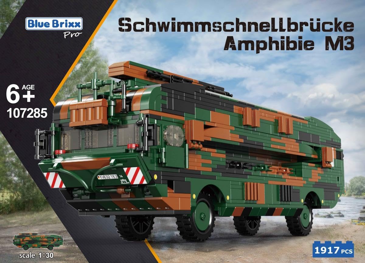 bluebrixx-schwimmschnellbr-cke-amphibie-m3-bundeswehr-pionier-bausatz-1-30-10728 image 3