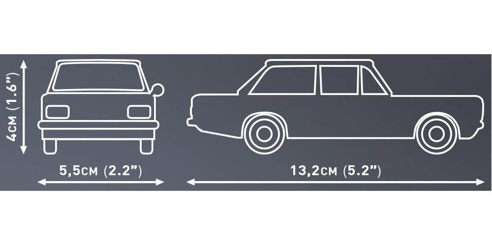 cobi-24597-opel-rekord-c-schwarze-witwe-youngtimer-modellbausatz-1-35 image 3