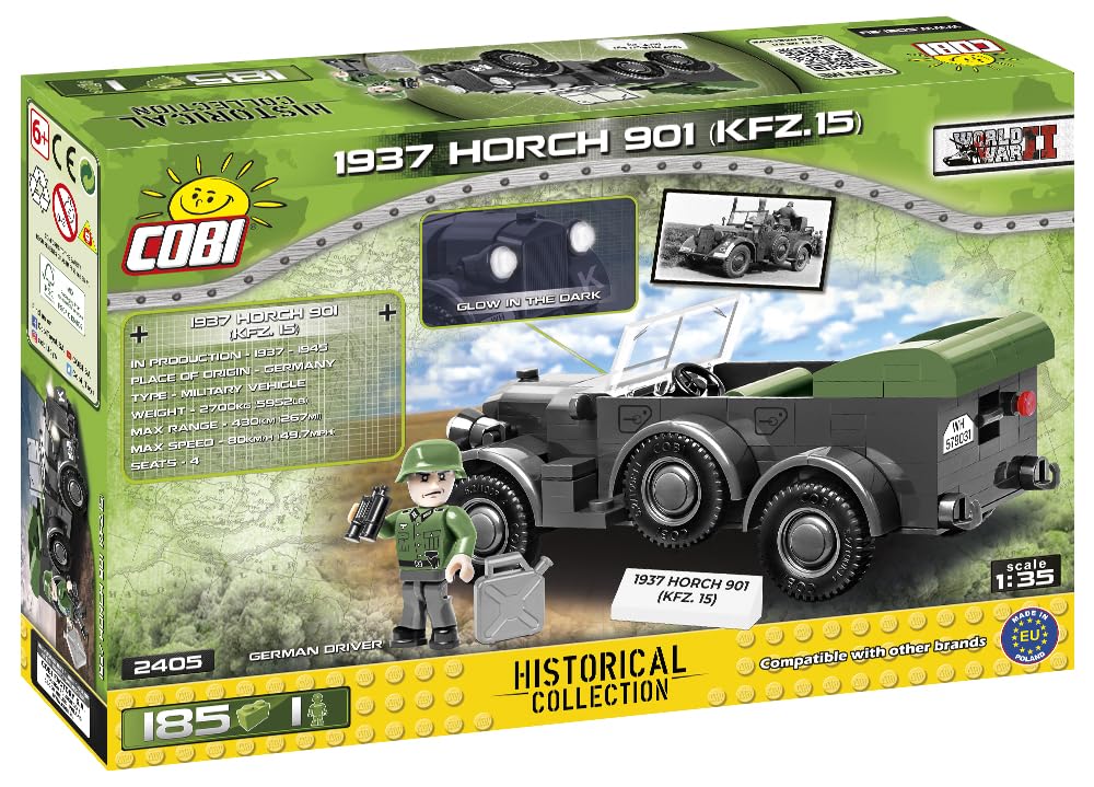 cobi-2405-1937-horch-901-kfz-15-milit-r-auto-bausatz-schwarz image 3