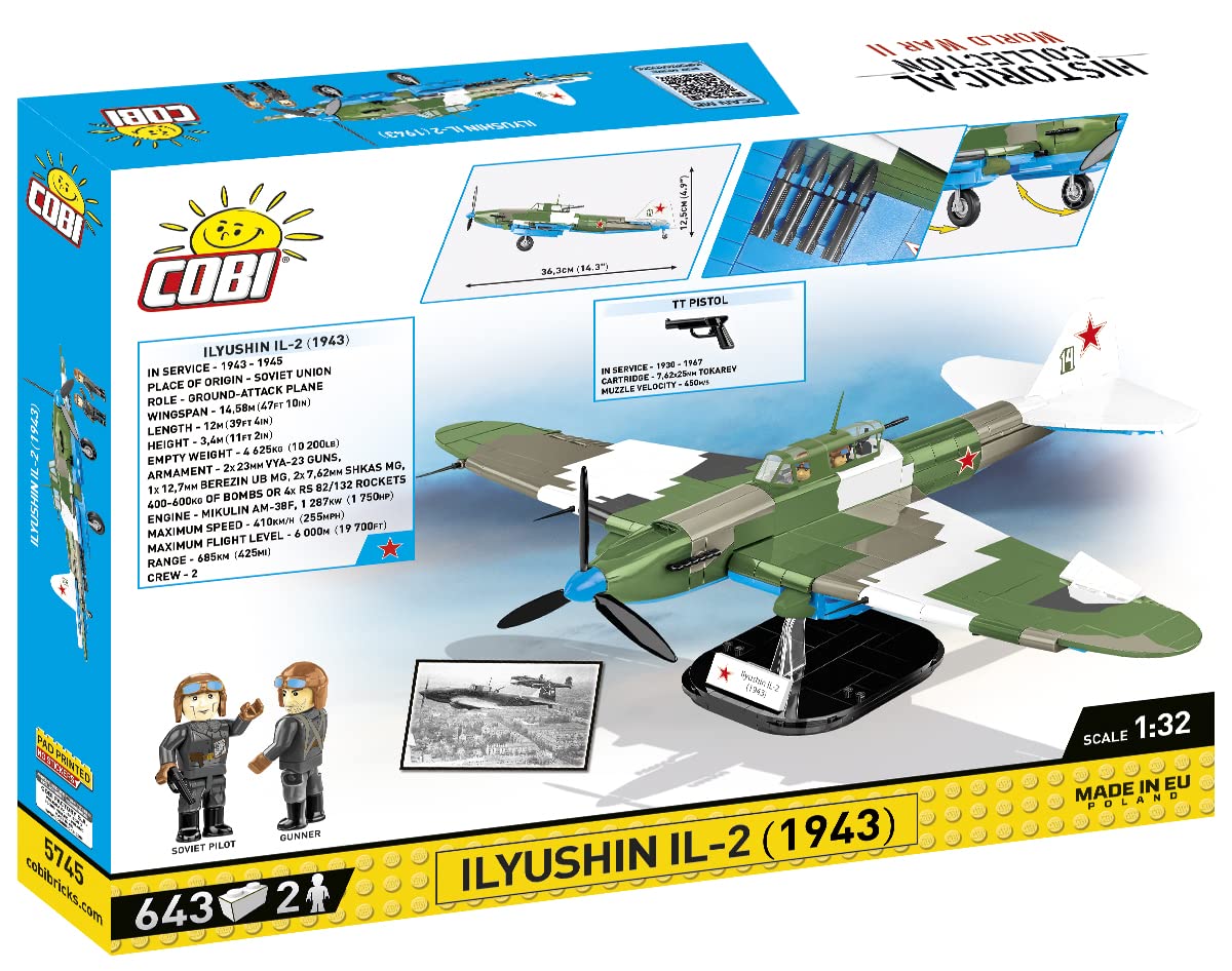 cobi-il-2-1943-historical-collection-flugzeug-bausatz-1-32 image 3