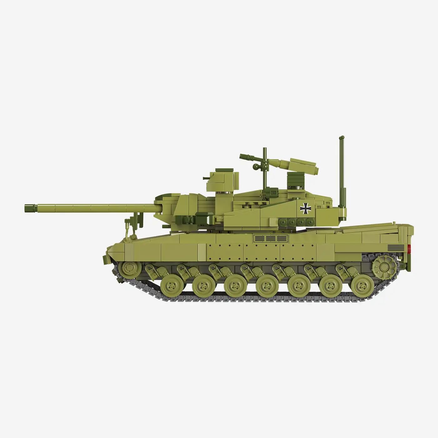 bluebrixx-pro-imbt-kampfpanzer-olivgr-n-1385-klemmbausteine image 4