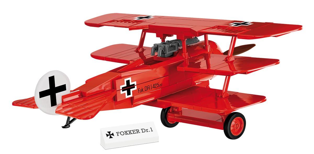 cobi-2986-fokker-dr-1-red-baron-flugzeug-bausatz-178-teile-1-32 image 6