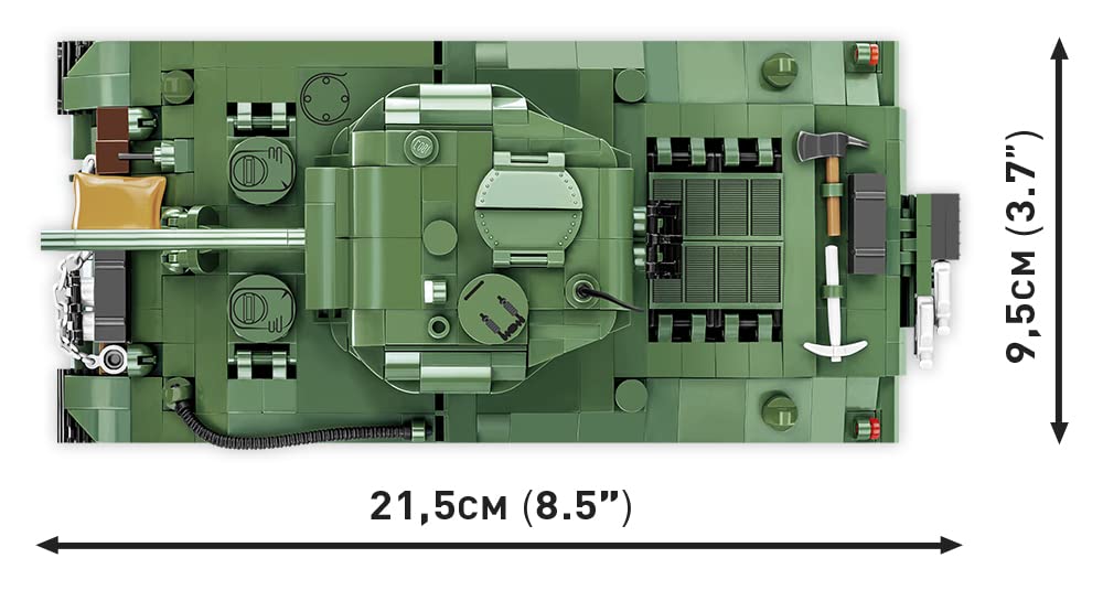 cobi-m4a3-sherman-panzer-1-28-838-teile image 5
