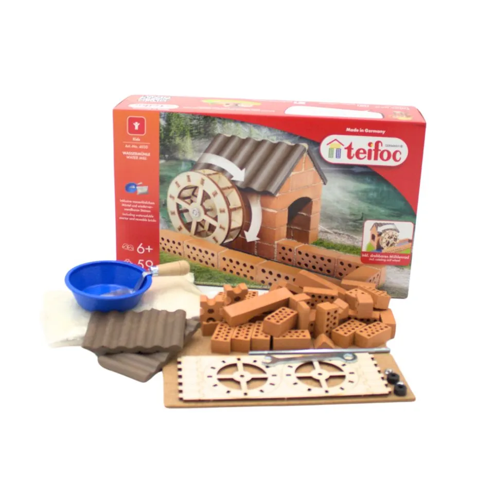 teifoc-wasserm-hle-4030-bausatz-stein-und-holz-60-teile image 1