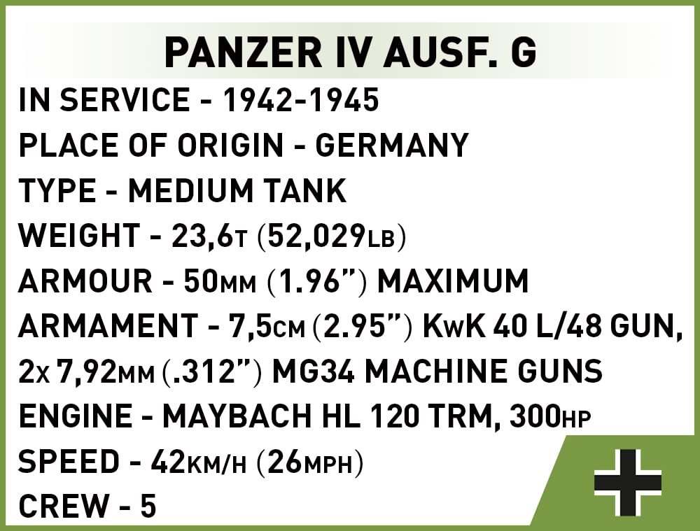 cobi-panzer-iv-ausf-g-panzer-bauset-1-48 image 6