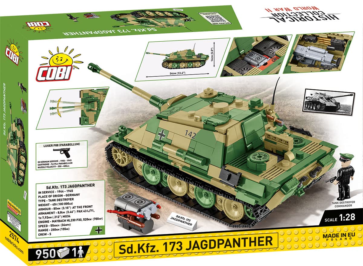 cobi-sd-kfz-173-jagdpanther-panzer-bausatz-1-28-950-teile image 2