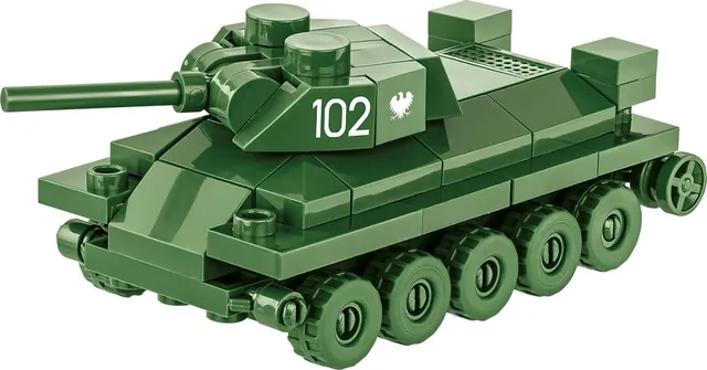 cobi-historical-collection-wwii-t-34-76-3088-panzer-1-72-101-teile image 1