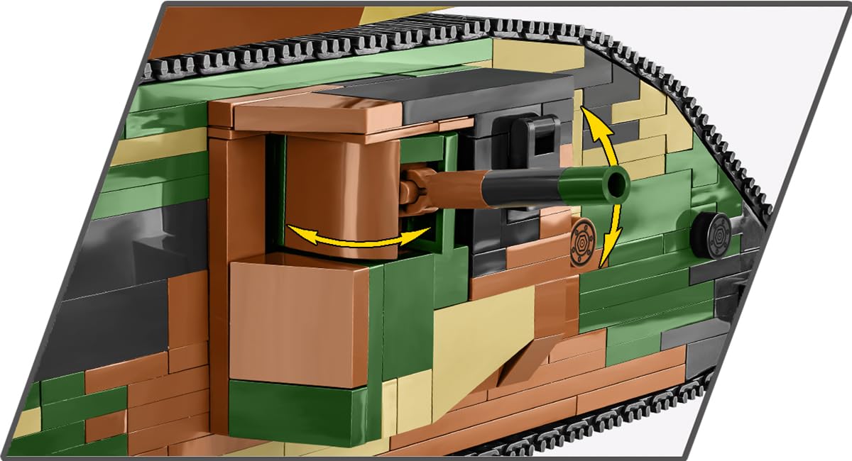 cobi-2993-mark-i-male-no-c-19-the-tank-museum-wwi-panzer-bausatz-1-35 image 7