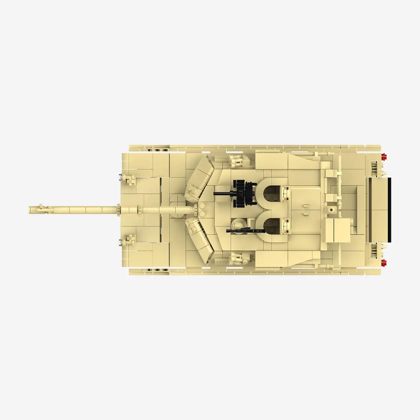 bluebrixx-pro-abrams-m1a2-kampfpanzer-tusk-1311-klemmbausteine image 5