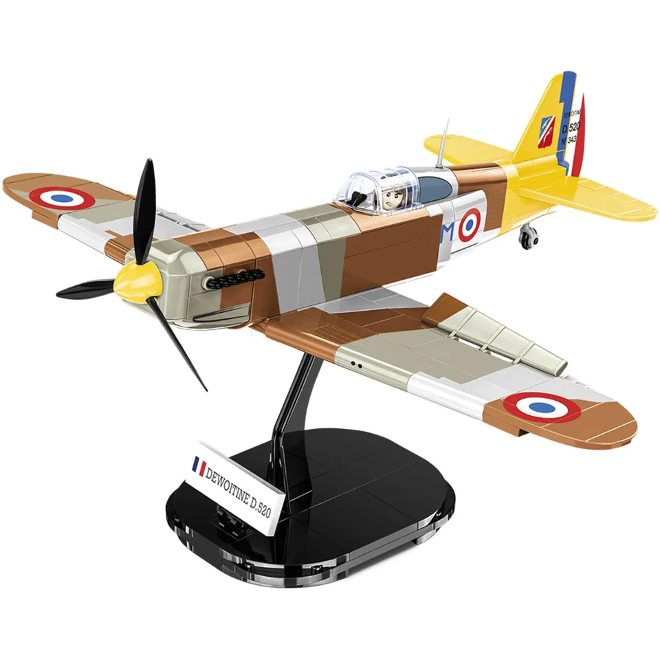 cobi-5734-dewoitine-d-520-jagdflugzeug-bausatz-wwii image 1