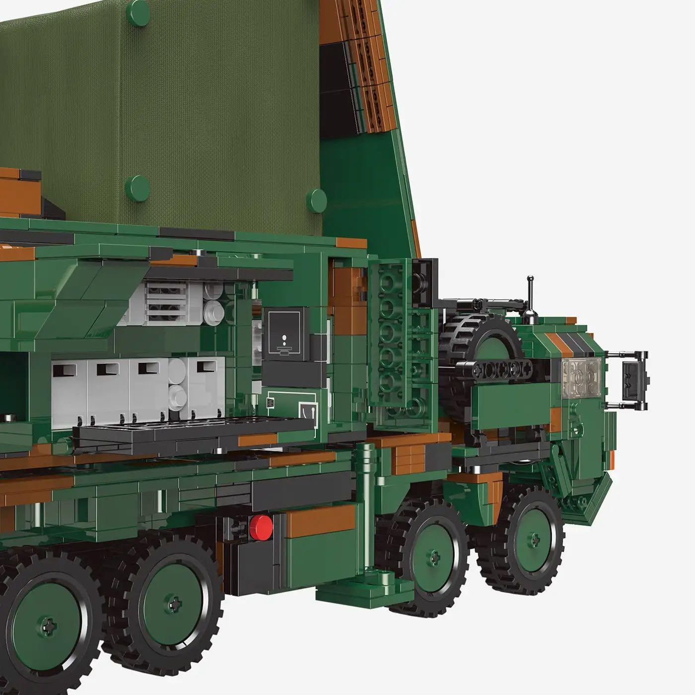 bluebrixx-pro-patriot-radarwagen-bundeswehr-luftwaffe-1908-teile image 6