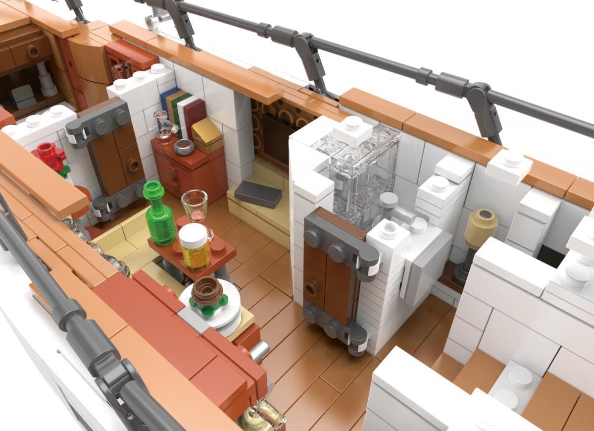bluebrixx-pro-105606-moderne-segelyacht-mit-innenraum-1805-teile image 4