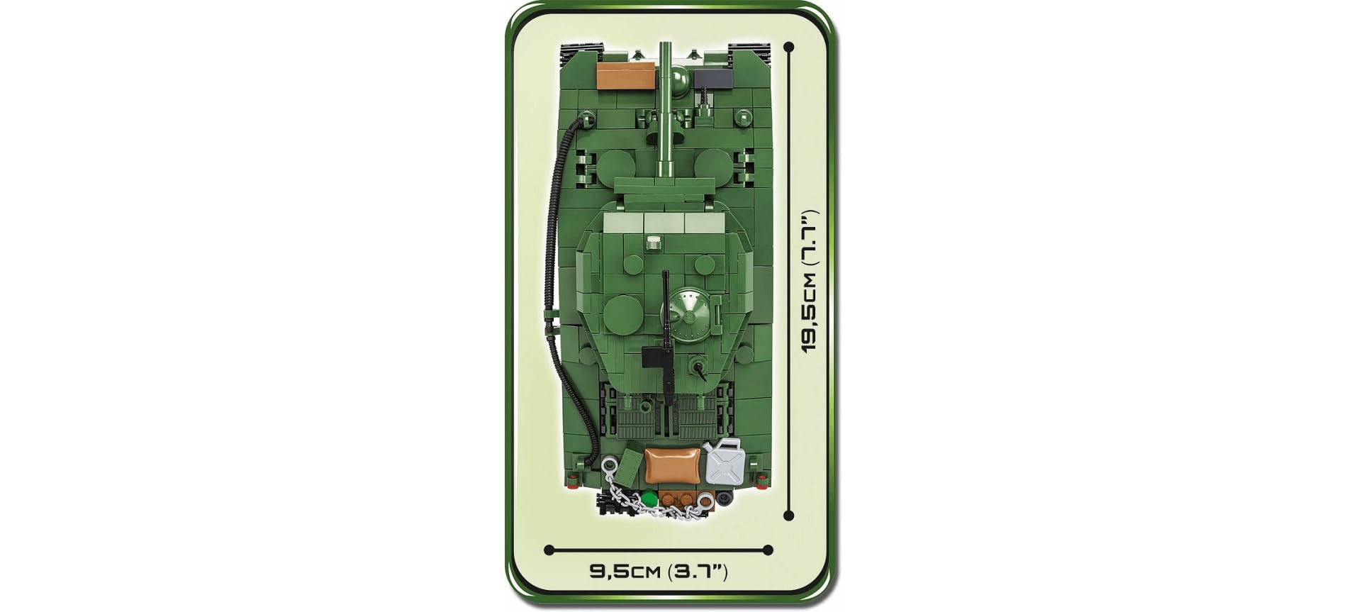 cobi-2550-sherman-m4a3e2-jumbo-cobra-king-panzer-historical-collection-wwii-750- image 7