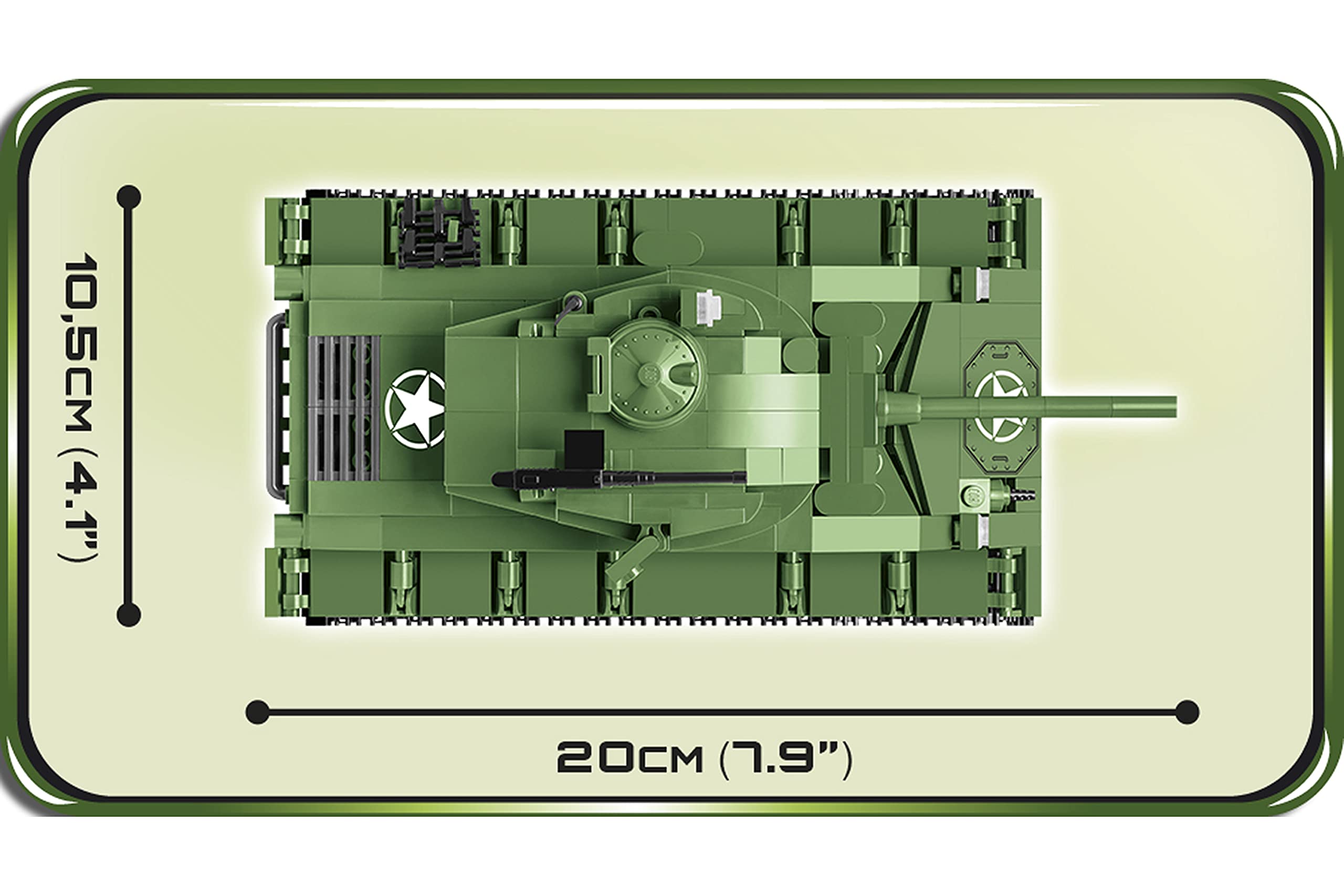 cobi-2543-m24-chaffee-leichtpanzer-bauset image 5