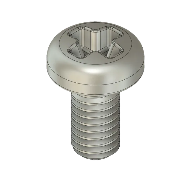 eitech-schraube-ph-kreuzschlitz-m4x8-metall image 1