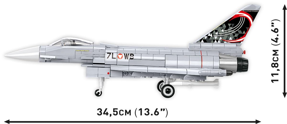 cobi-eurofighter-typhoon-sterreich-kampfjet-klemmbaustein-set-1-48-578-teile image 5